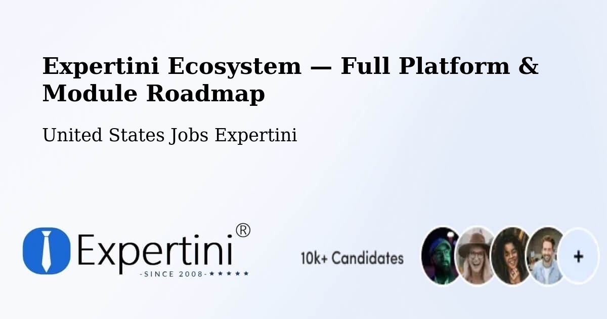 Expertini Ecosystem — Full Platform & Module Roadmap – Robstown